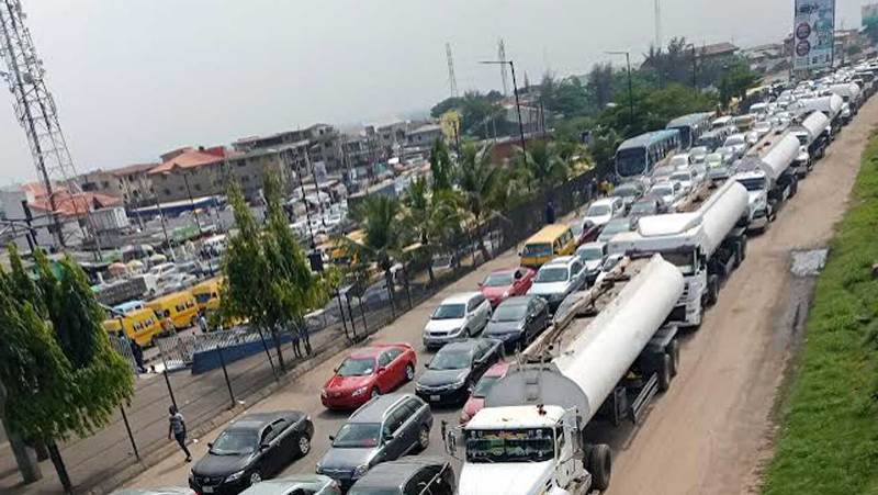 Gridlock on Lagos-Ibadan expressway