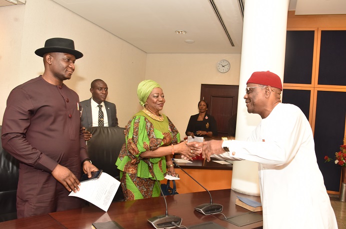 Rivers Governor, Nyesom Wike, advises Lauretta Onochie led governing board of NDDC on how to make impact in the development of Niger Delta.