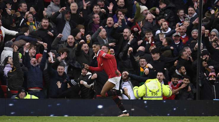 Rashford scored United's winning goal