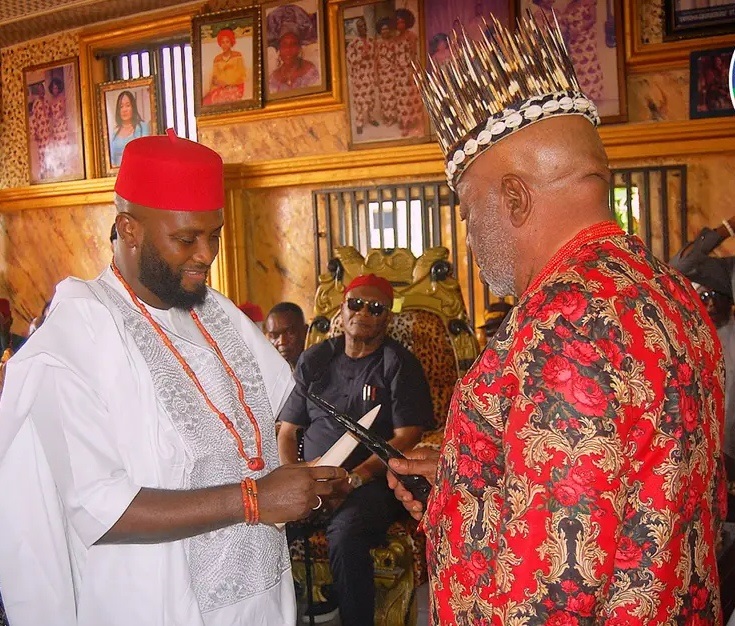 Group berates Deputy Speaker of Imo Assembly, Amarachi Iwuanyanwu, for flaunting chieftaincy title, despite corruption case hanging on him.