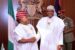 Buhari and Adeleke at the State House, Abuja