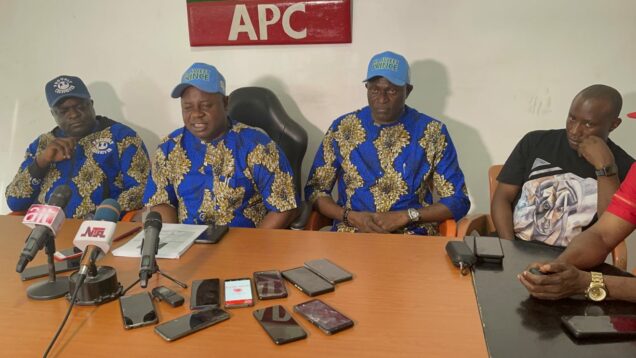 Members of APC in Cross River during the unveiling of State Campaign Council for the 2023 General Elections