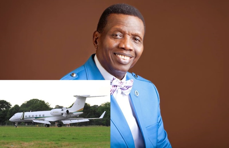 Adeboye with jet