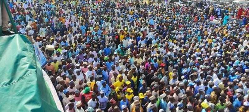 Massive crowd at APC;s rally in Zamfara