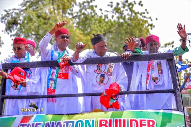 Tinubu's rally in Borno