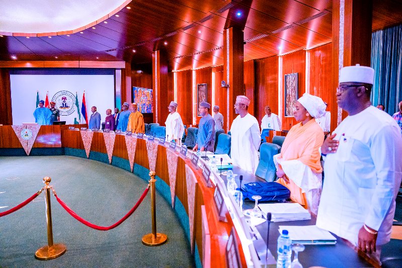 The president presided over the FEC meeting in Abuja on Wednesday.
