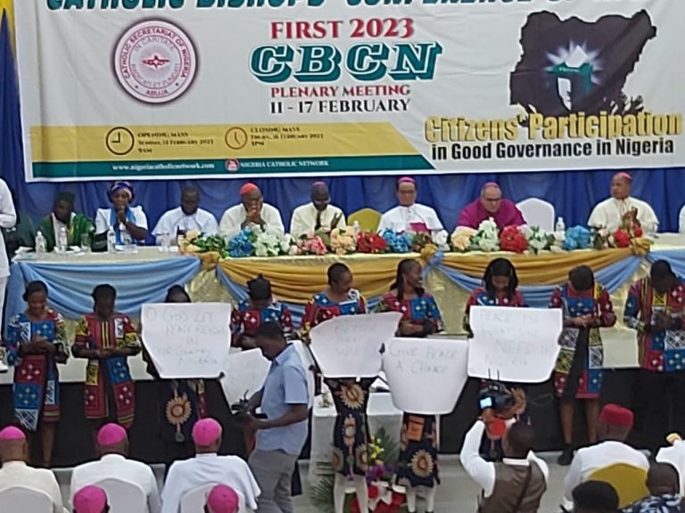 Most Rev. Lucius Ugorji, President Catholic Bishops Conference of Nigeria (CBCN) urges review of currency redesign policy