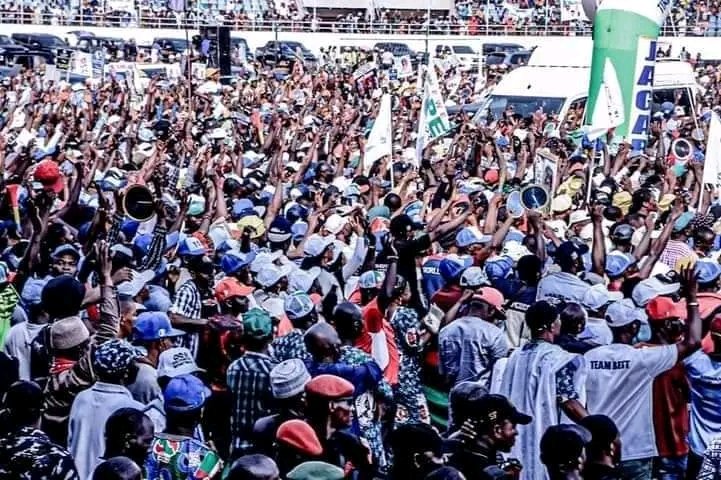 Huge crowd at APC's rally in Kogi