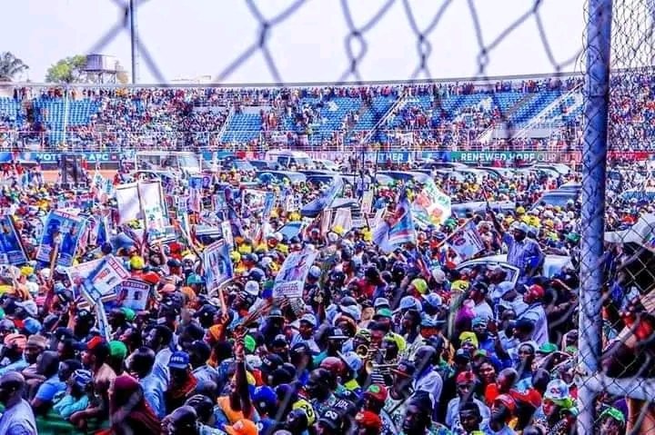 Huge crowd at APC's rally in Kogi