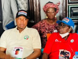 Olumide Aderinokun, Ogun PDP senatorial candidate during the defection of Labour party members