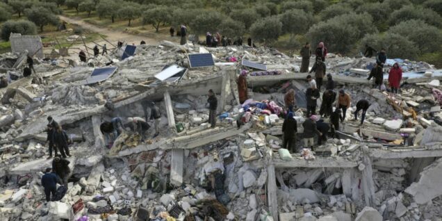 Syria earthquake photos