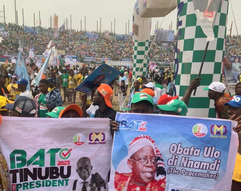 Tinubu rally in Lagos