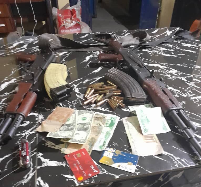 Kidnappers abandon car containing 2 AK47 riffles, 25 rounds of ammunition, others when their operation was foiled in Rivers State.