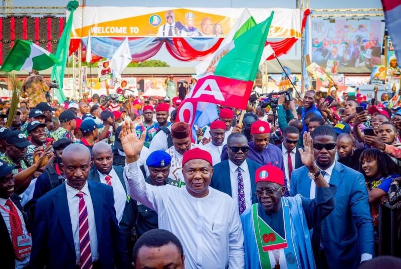 Large crowd at the Imo rally