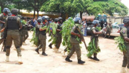 Armed policemen