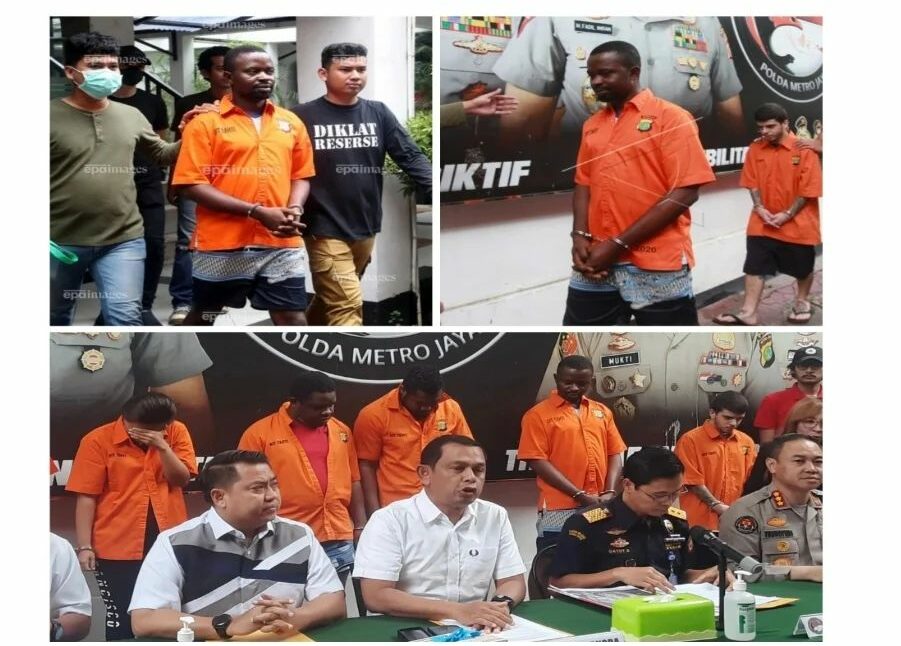 Indonesian police arrests 3 Nigerians, uncovers cocaine worth $1.3m