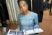 Police arrest 53-year-old woman at a business Centre in Lagos where she was making photocopies and laminating INEC's electoral materials.