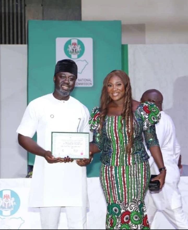 Okojie dedicates 'certificate of return' to Mercy Johnson