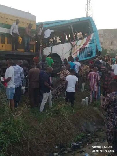 Train BRT accident