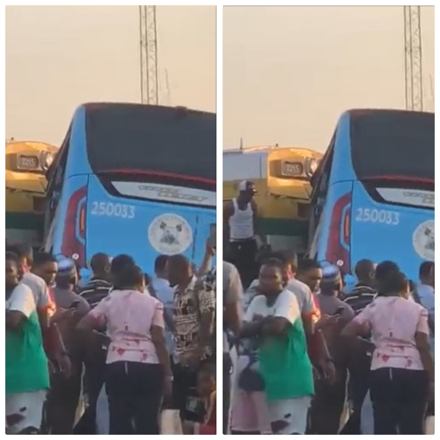 Train, BRT bus collide in Lagos