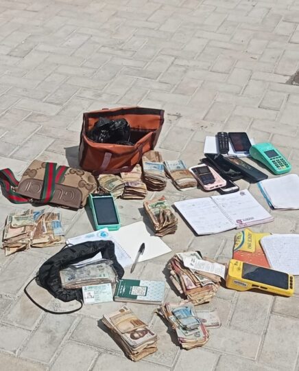 Items recovered by EFCC operatives from 19 suspects arrested for vote buying in various parts of Kwara State during Saturday’s governorship and Assembly elections
