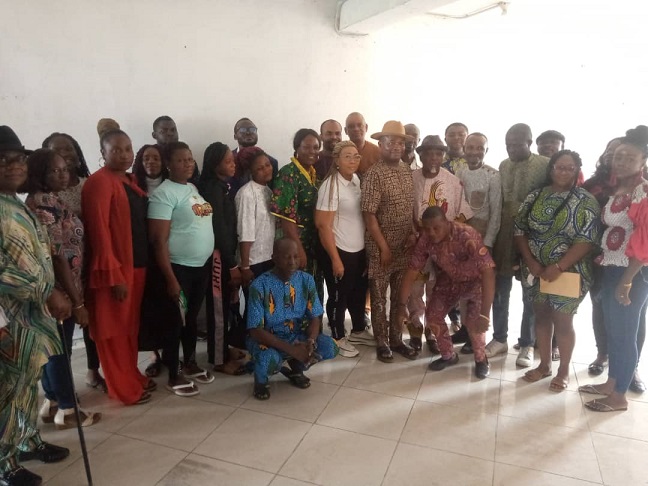 Some supporters of Peter Obi, aka the 'Obidients' in Rivers endorse the governorship candidate of APGA Ugo Beke ahead of March18 election