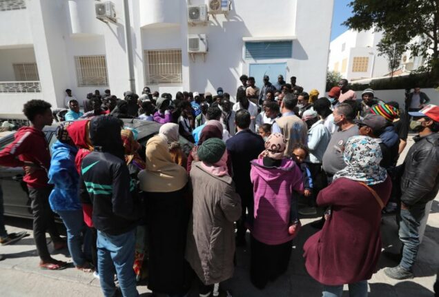 refugees in tunis