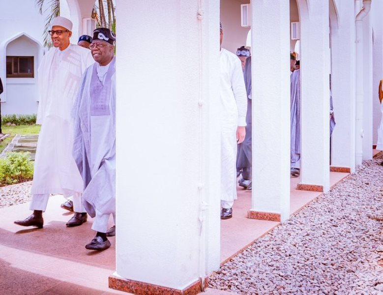 The two leaders going to the mosque