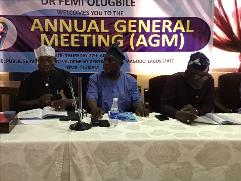 ALARHOSPS' President, Olugbile with others at the event.