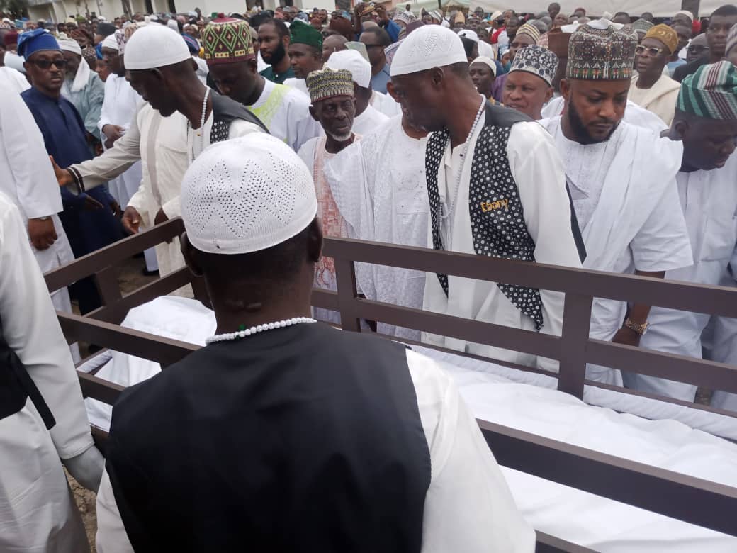 Late Bola Ajibola being buried at Abeokuta, Ogun State on Saturday