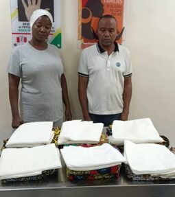 Aribiyi and Silifat caught with cocaine