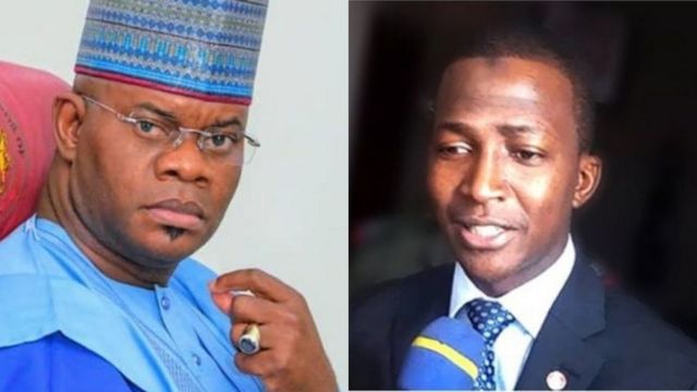 Bello and EFCC boss, Bawa