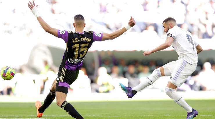 Benzema struck hat-trick against Valladolid