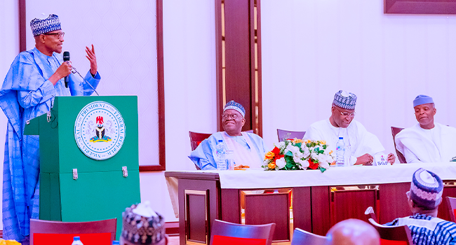 President Muhammadu Buhari appeals to Nigerians he may have hurt in the course of his nearly eight years in office to pardon him.