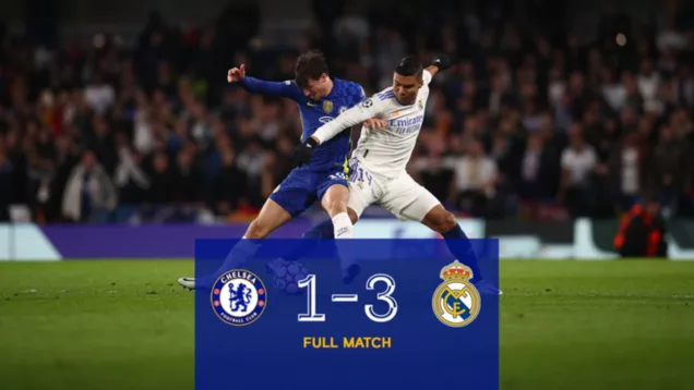 Chelsea knocked out of Champions League by Real Madrid