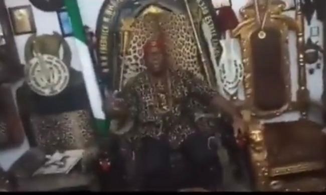 Police, DSS operatives arrest Fredrick Nwajagu, the Eze Igbo of Ajao Estate who threatened to invite members of IPOB to Lagos.