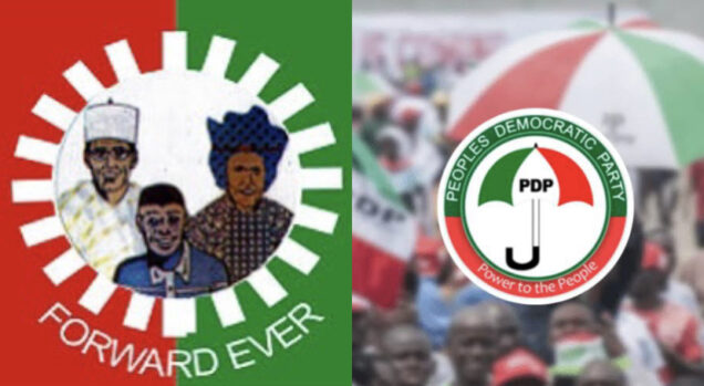 Labour Party and PDP logo