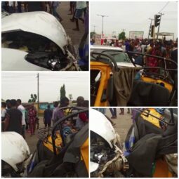 Lagos accident scene