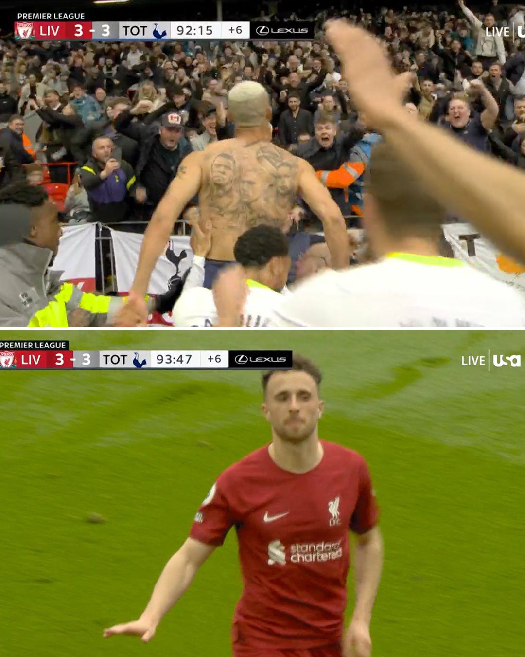 Liverpool v Tottenham - final score, Jota, Salah, Diaz, Jones