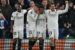 Madrid players celebrate their victory