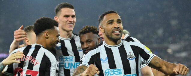 Newcastle United’s (Magpies) players