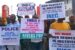 Protesting Rivers PDP supporters ask INEC to only allow joint inspection of materials demanded for filing of petitions by political parties