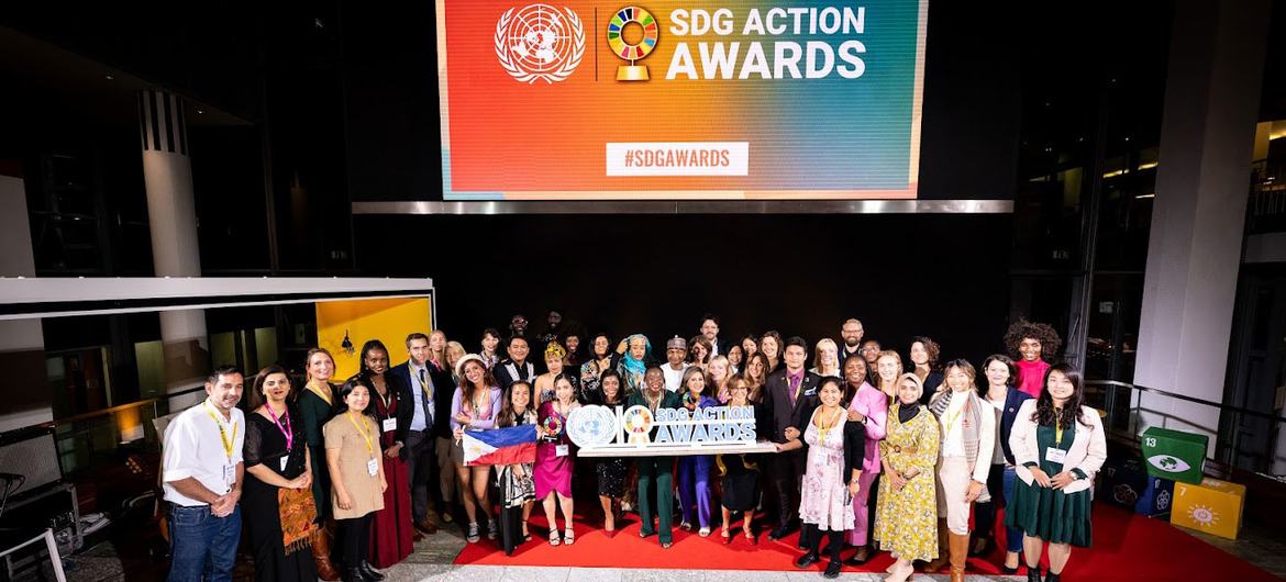 The UN Sustainable Development Goals (SDGs) Action Campaigner, Ms Marina Ponti, urges activists to apply for Action Awards.