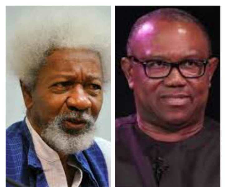How Soyinka nailed Peter Obi over 2023 presidential poll