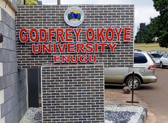 The management of Godfrey Okoye University, Enugu bans students from fixing of finger nails, eye lashes, wearing of tights, others on campus.