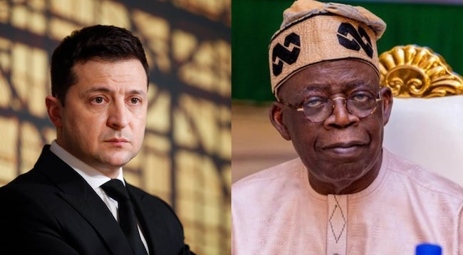 Zelenskyy woos Nigeria's president-elect Tinubu, invites him to Ukraine