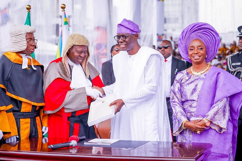 Sanwo-Olu sworn-in for second term