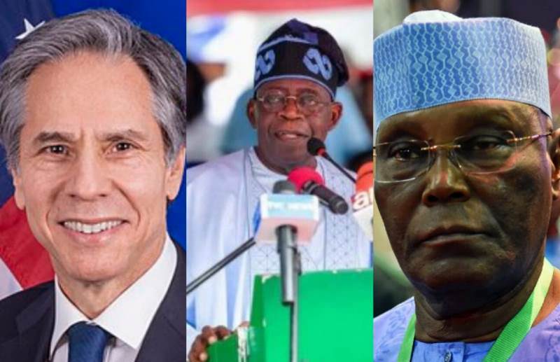 Blinken, Tinubu and Atiku