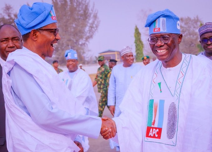 Buhari and Sanwo-Olu