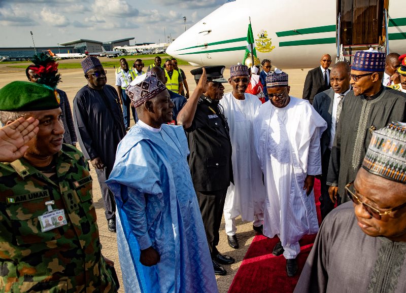 The president welcomed back to Abuja